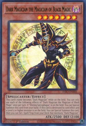 Dark Magician the Magician of Black Magic (INFO-EN006) - The Infinite Forbidden 1st Edition