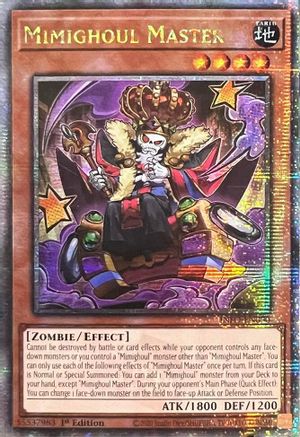 Mimighoul Master (Quarter Century Secret Rare) (INFO-EN090) - The Infinite Forbidden 1st Edition