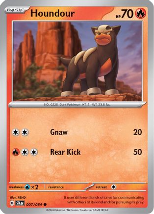 Houndour 007/064  SV Shrouded Fable - Common