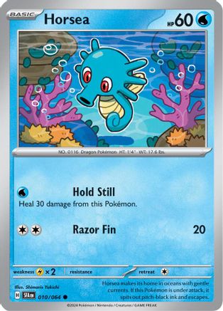 Horsea 010/064  - Reverse Holofoil SV Shrouded Fable - Common