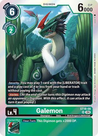 Galemon (ST18-08) - Starter Deck 18: Guardian Vortex Foil