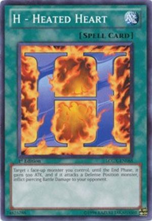 H - Heated Heart (LCGX-EN088) - Legendary Collection 2 Unlimited