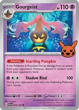 Gourgeist 078/182  Trick or Trade BOOster Bundle 2024 - Uncommon