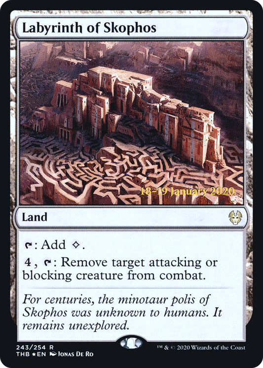 Labyrinth of Skophos (PRE-243S) - Theros Beyond Death Promos Foil