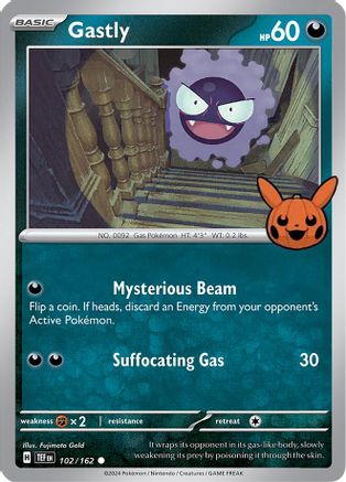 Gastly 102/162  Trick or Trade BOOster Bundle 2024 - Common