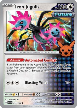 Iron Jugulis 139/162  Trick or Trade BOOster Bundle 2024 - Uncommon