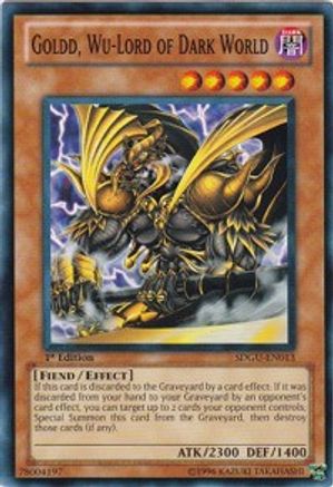 Goldd, Wu-Lord of Dark World (SDGU-EN013) - Structure Deck: Gates of the Underworld 1st Edition