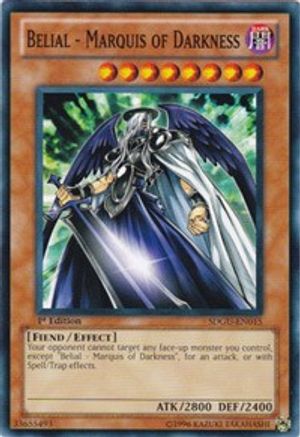 Belial - Marquis of Darkness (SDGU-EN015) - Structure Deck: Gates of the Underworld Unlimited