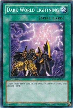 Dark World Lightning (SDGU-EN024) - Structure Deck: Gates of the Underworld 1st Edition