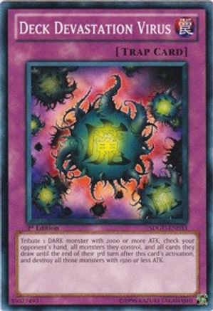 Deck Devastation Virus (SDGU-EN033) - Structure Deck: Gates of the Underworld 1st Edition
