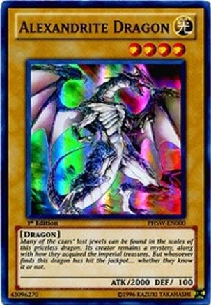Alexandrite Dragon (PHSW-EN000) - Photon Shockwave 1st Edition