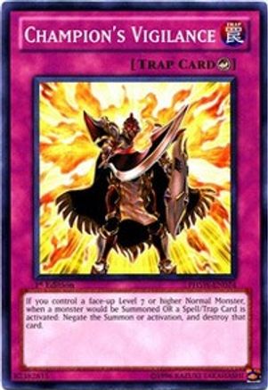 Champion's Vigilance (PHSW-EN074) - Photon Shockwave Unlimited