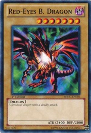 Red-Eyes B. Dragon (SDDC-EN005) - Structure Deck: Dragons Collide 1st Edition