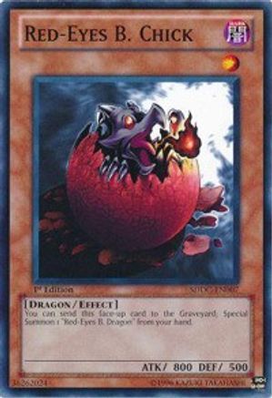 Red-Eyes B. Chick (SDDC-EN007) - Structure Deck: Dragons Collide 1st Edition