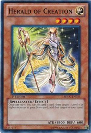 Herald of Creation (SDDC-EN019) - Structure Deck: Dragons Collide 1st Edition