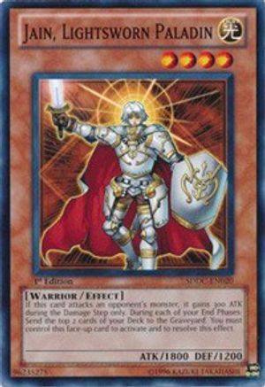 Jain, Lightsworn Paladin (SDDC-EN020) - Structure Deck: Dragons Collide 1st Edition
