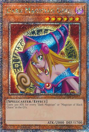 Dark Magician Girl (Quarter Century Secret Rare) (MP24-EN009) - 25th Anniversary Tin: Dueling Mirrors 1st Edition