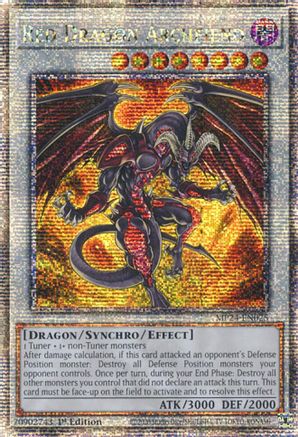 Red Dragon Archfiend (Quarter Century Secret Rare) (MP24-EN025) - 25th Anniversary Tin: Dueling Mirrors 1st Edition