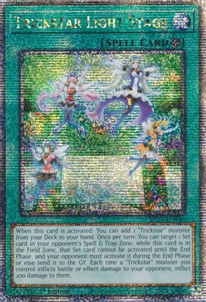 Trickstar Light Stage (Quarter Century Secret Rare) (MP24-EN046) - 25th Anniversary Tin: Dueling Mirrors 1st Edition