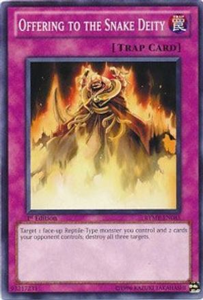 Offering to the Snake Deity (RYMP-EN085) - Ra Yellow Mega Pack 1st Edition