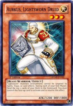 Aurkus, Lightsworn Druid (RYMP-EN105) - Ra Yellow Mega Pack 1st Edition