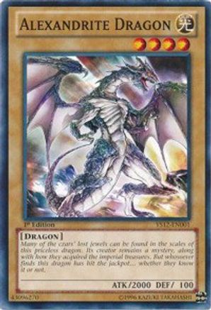 Alexandrite Dragon (YS12-EN001) - Starter Deck: Xyz Symphony 1st Edition