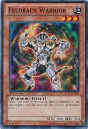 Feedback Warrior (YS12-EN009) - Starter Deck: Xyz Symphony 1st Edition