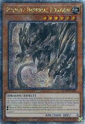 Primite Imperial Dragon (Quarter Century Secret Rare) (ROTA-EN013) - Rage of the Abyss 1st Edition
