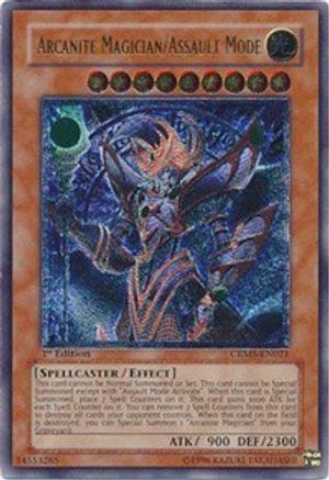 Arcanite Magician/Assault Mode (UTR) (CRMS-EN021) - Crimson Crisis 1st Edition