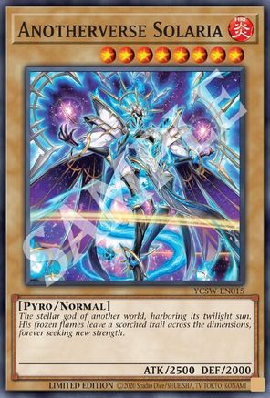 Anotherverse Solaria (SR) (YCSW-EN015) - Yu-Gi-Oh! Championship Series Prize Cards Limited
