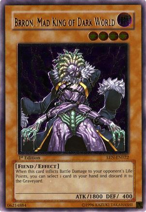 Brron, Mad King of Dark World (UTR) (EEN-EN022) - Elemental Energy 1st Edition