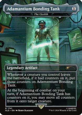 Adamantium Bonding Tank - The Ozolith (Rainbow Foil) (SLD-1741) - Secret Lair Drop Series Foil