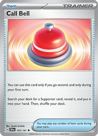 Call Bell 165/191  SV08 Surging Sparks - Uncommon