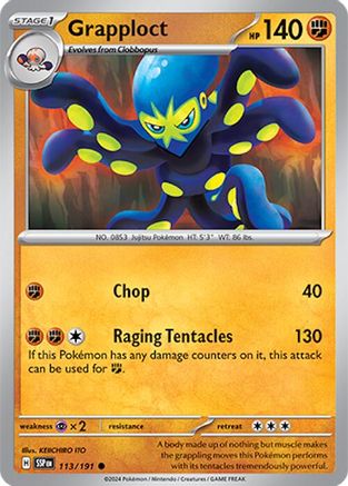Grapploct 113/191  SV08 Surging Sparks - Common