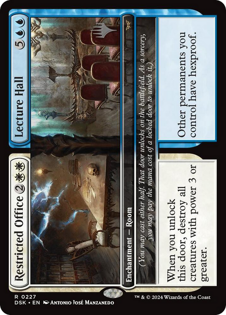 Restricted Office // Lecture Hall (PPDSK-227P) - Duskmourn: House of Horror Promos Foil