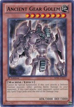 Ancient Gear Golem (BP01-EN011) - Battle Pack: Epic Dawn 1st Edition