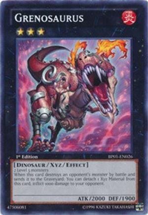 Grenosaurus (BP01-EN026) - Battle Pack: Epic Dawn 1st Edition