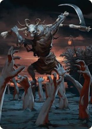 Abyssal Harvester Art Card (34/54) (ASFDN-034) - Art Series: Foundations