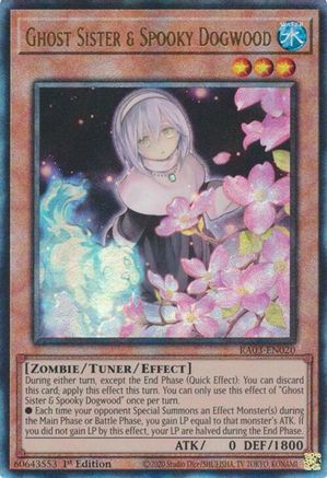 Ghost Sister & Spooky Dogwood (Alternate Art) (PUR) (RA03-EN020) - Quarter Century Bonanza 1st Edition