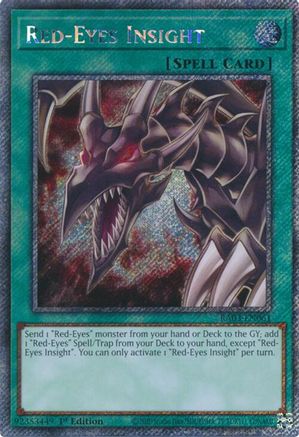 Red-Eyes Insight (Platinum Secret Rare) (RA03-EN061) - Quarter Century Bonanza 1st Edition