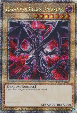 Red-Eyes Black Dragon (Quarter Century Secret Rare) (RA03-EN081) - Quarter Century Bonanza 1st Edition