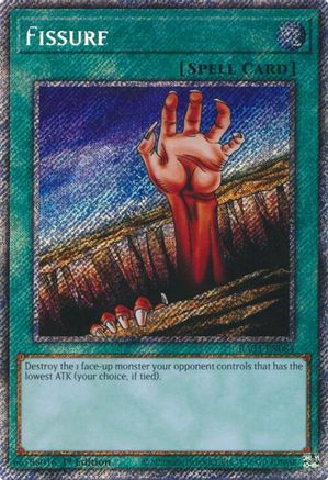 Fissure (Platinum Secret Rare) (RA03-EN084) - Quarter Century Bonanza 1st Edition