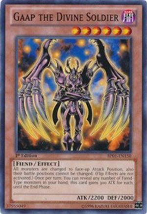 Gaap the Divine Soldier (BP01-EN150) - Battle Pack: Epic Dawn 1st Edition