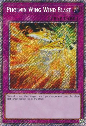 Phoenix Wing Wind Blast (Platinum Secret Rare) (RA03-EN149) - Quarter Century Bonanza 1st Edition