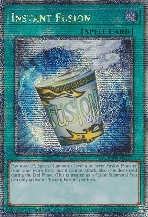 Instant Fusion (Quarter Century Secret Rare) (RA03-EN171) - Quarter Century Bonanza 1st Edition
