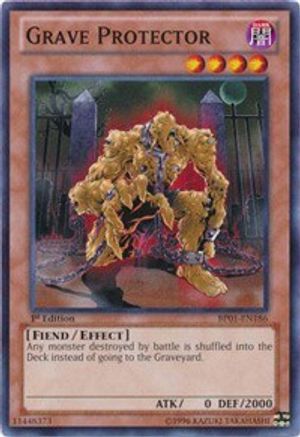 Grave Protector (BP01-EN186) - Battle Pack: Epic Dawn 1st Edition