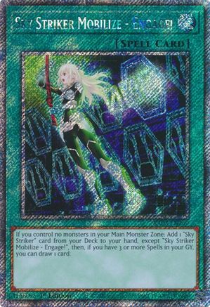Sky Striker Mobilize - Engage! (Platinum Secret Rare) (RA03-EN269) - Quarter Century Bonanza 1st Edition