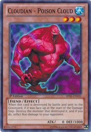 Cloudian - Poison Cloud (BP01-EN193) - Battle Pack: Epic Dawn 1st Edition
