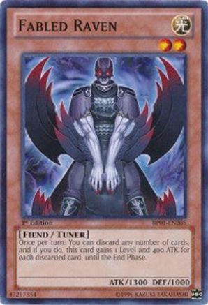 Fabled Raven (BP01-EN205) - Battle Pack: Epic Dawn 1st Edition