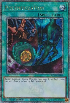 Polymerization (A) (Alternate Art) (Quarter Century Secret Rare) (RA03-EN051) - Quarter Century Bonanza 1st Edition